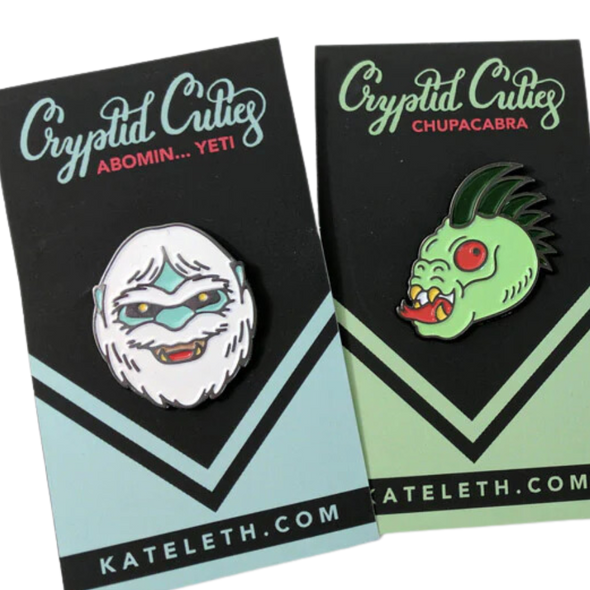 Cryptid Cuties Pins Pins and Patches Kate Leth