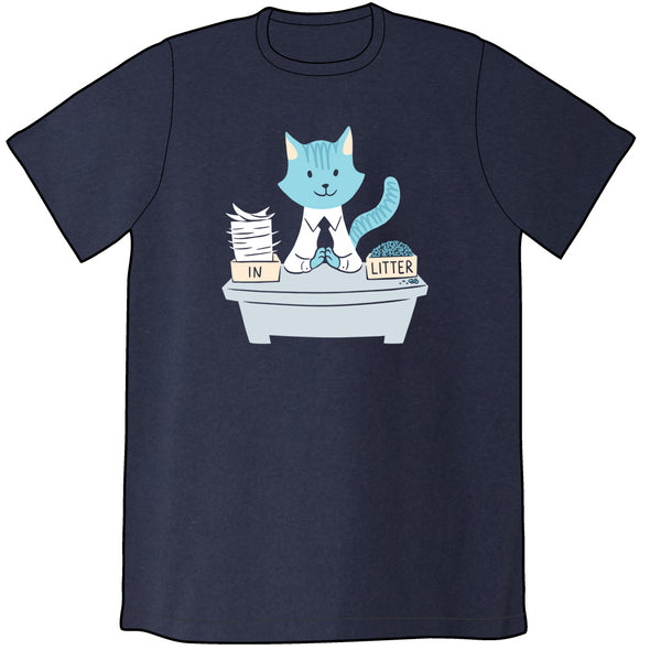Business Cat Shirt Shirts & Tops Cyberduds Unisex Small  