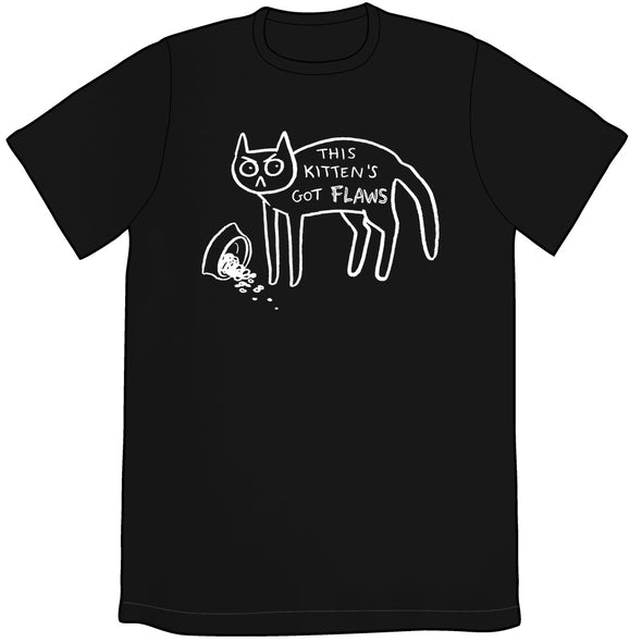 This Kitten's Got Flaws Shirt Shirts & Tops TopatoCo Unisex Small  