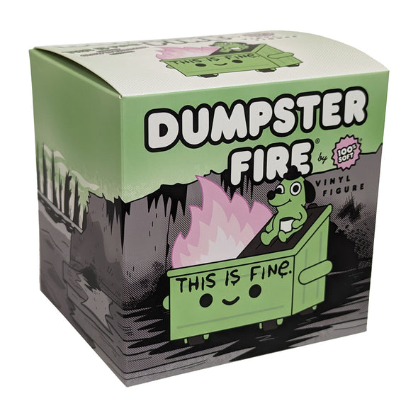 Dumpster Fire - This is Fine Vinyl Figure Glow Edition Accessories KCG   