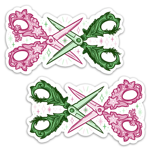 Wicked Scissors Sticker 2-pack