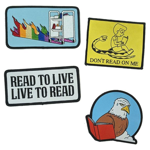 Library Comic Patches Pins and Patches Library Comic
