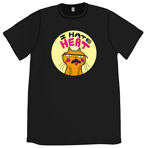 I Hate Heat Shirt PRE-ORDER Shirts John Allison Black Unisex Small