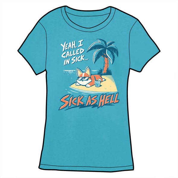 Sick as Hell Shirt Shirts Sam Logan Fitted Small