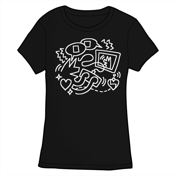 Talking on the Internet Shirt Shirts twistCMYK Fitted Small