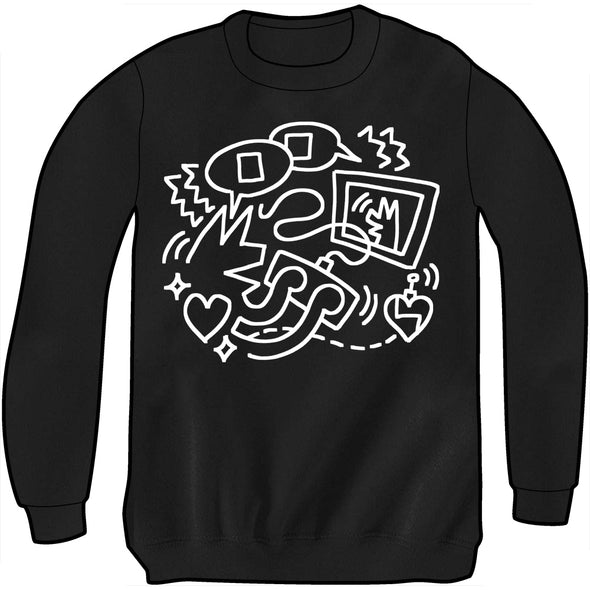 Talking on the Internet Sweatshirt *LIMITED STOCK* Shirts twistCMYK Small