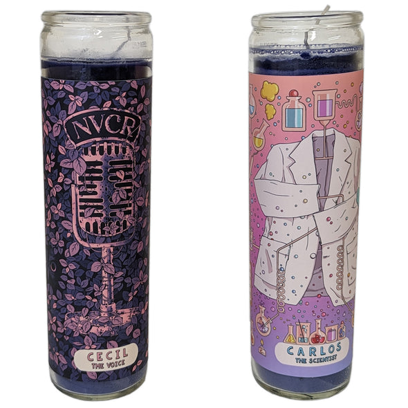 Carlos and Cecil Prayer Candles Housewares Welcome to Night Vale Both! ($38)