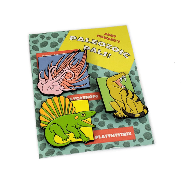 Paleozoic Pals Pins Pins and Patches AH   