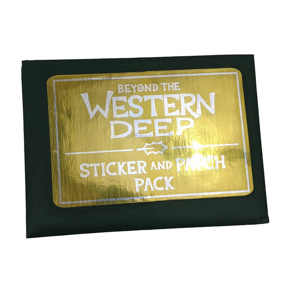 Beyond the Western Deep Sticker Sheet and Patch Set Art Western Deep, LLC