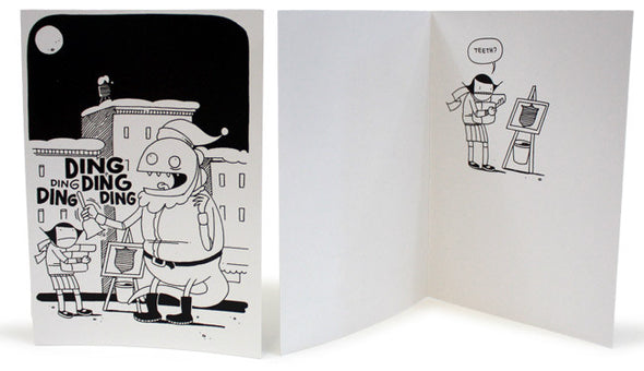 Bad Decision Dinosaur Holiday Card Pack Cards Brunetto