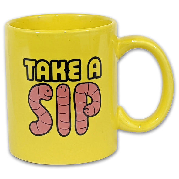 Take a Sip Gamewurms Mug Liquid Holders Gamewurms