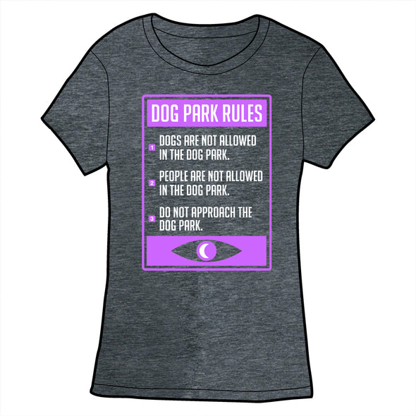 Dog Park Sign Shirt Shirts Welcome to Night Vale Fitted Small