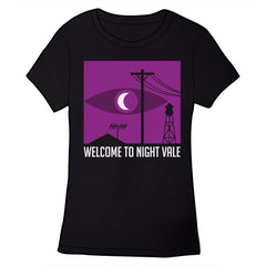 Welcome To Night Vale Logo Shirts and Tanks Shirts clockwise Ladies Small Shirt  