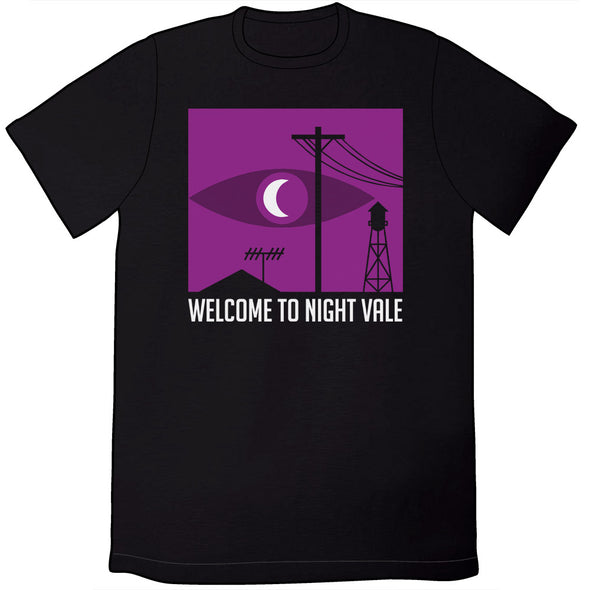 Welcome To Night Vale Logo Shirts and Tanks Shirts clockwise Mens/Unisex Small Shirt  