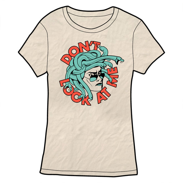 DON'T LOOK AT ME Shirt Shirts Cyberduds Ladies Small  