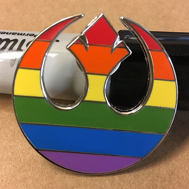 Libraries Are for Everyone Enamel Pin Librarian Pride 