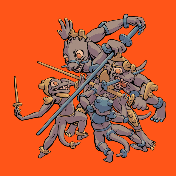 Goblin Prints Prints Evan Dahm Quartet