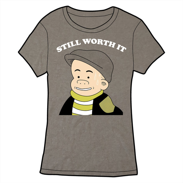 Sluggo Still Worth It Shirt Shirts Brunetto Ladies Small  