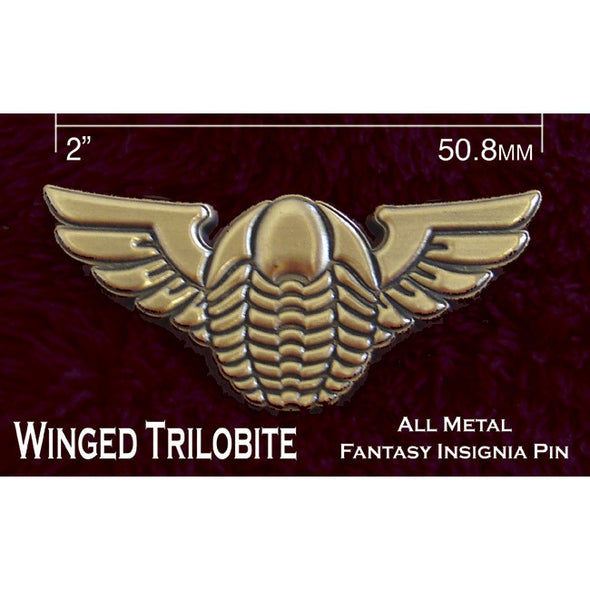 Winged Trilobite Pin Pins and Patches GG