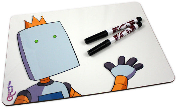 Robot King Dry Erase Board Housewares Cyberduds   
