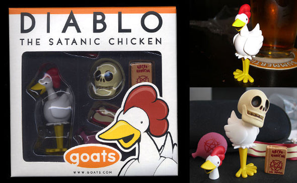Diablo the Satanic Chicken Action Figure Games Jon Rosenberg