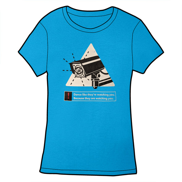 Dance Like They're Watching You Shirt *LIMITED* Shirts Jonathan Coulton Ladies Small