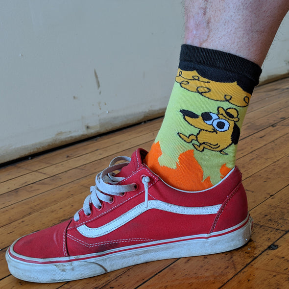 This Is Fine FOOT SOCKS Other Apparel The Studio   