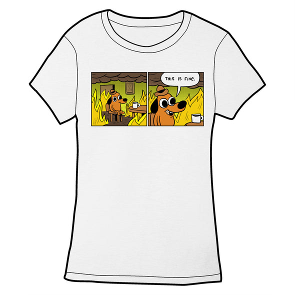 This Is Fine First 2 Panels Shirts *LAST CHANCE* Shirts KC Green