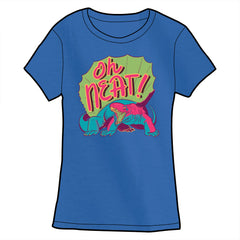 Dimetrodon Oh Neat! Shirt Shirts Cyberduds Ladies/Fitted Small Shirt Royal Blue 