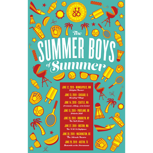 Jordan Jesse Go! Summer Boys 2019 Poster Art MAXF