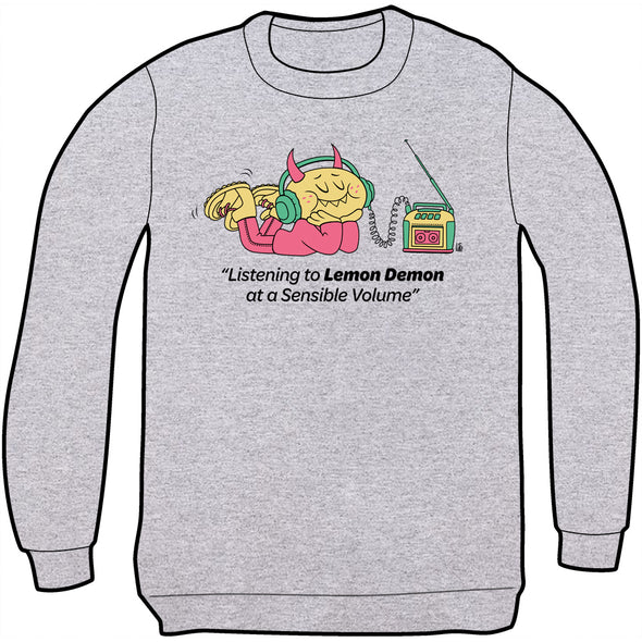 Listening to Lemon Demon Shirts and Sweatshirts Shirts clockwise Small Sweatshirt  