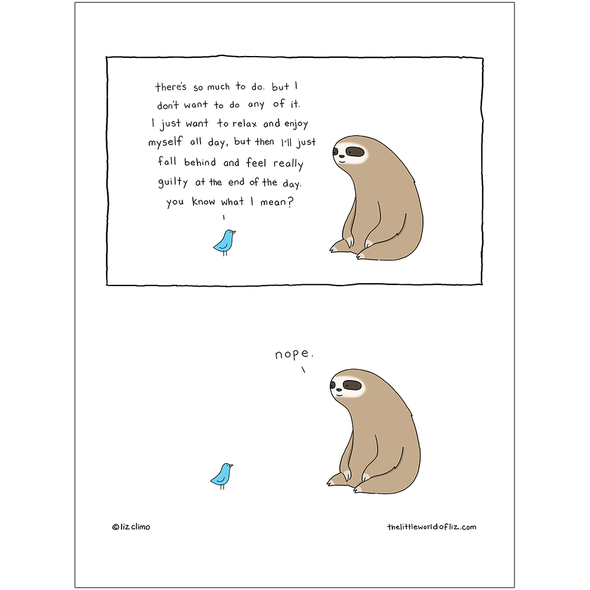 Liz Climo Prints Art Cyberduds Guilt  