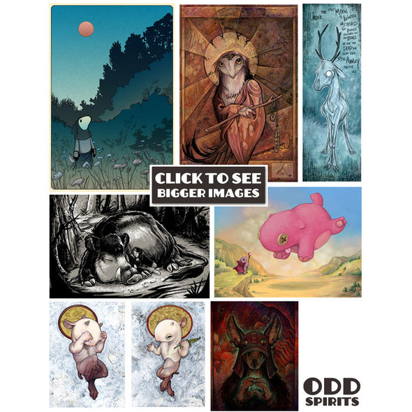 Odd Spirits Prints Art Cyberduds   