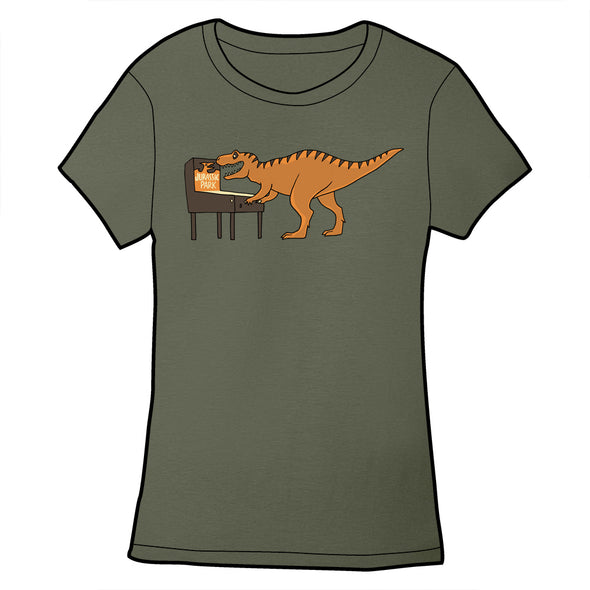 Dinosaur Pinball Shirt Shirts Oglaf Ladies Small