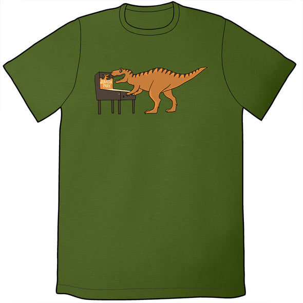 Dinosaur Pinball Shirt Shirts Oglaf Mens/Unisex Small