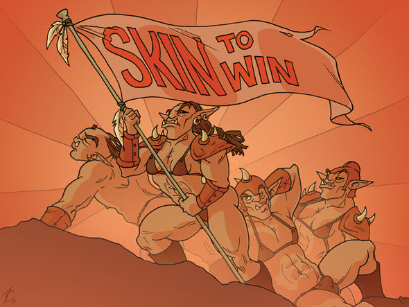 Skin To Win Print Art Cyberduds   