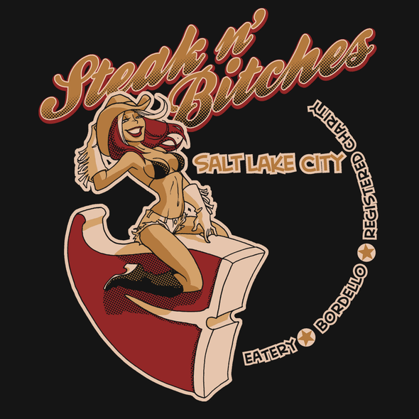 Steak & Bitches Shirt Shirts Cyberduds   