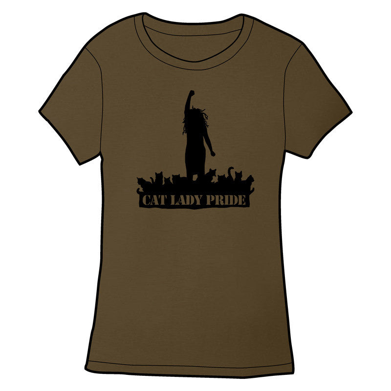 Cat Lady Pride T-Shirt *LAST CHANCE* Shirts Brunetto   
