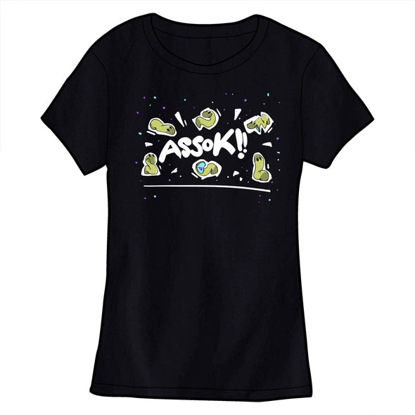 Assok! T-shirt Shirts Cyberduds Ladies Small  