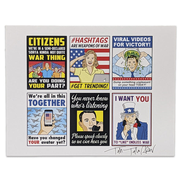 Propaganda Print - SIGNED! Tom Tomorrow