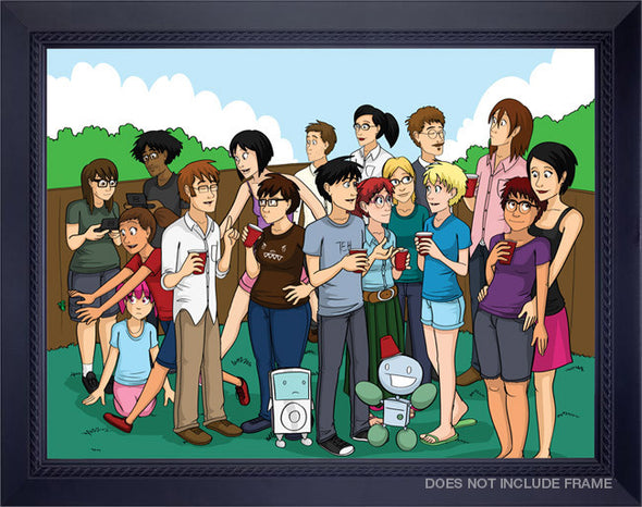 QC Cast Poster 2014 Edition (18x24) Art Cyberduds