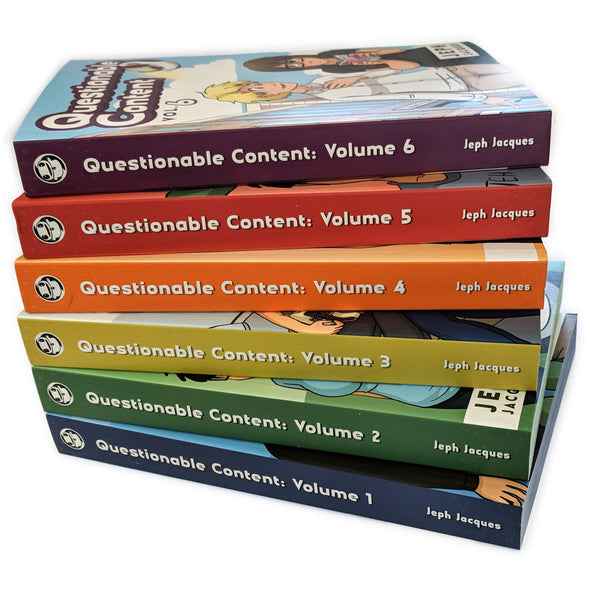 Questionable Content Book Combos! Books Brunetto   