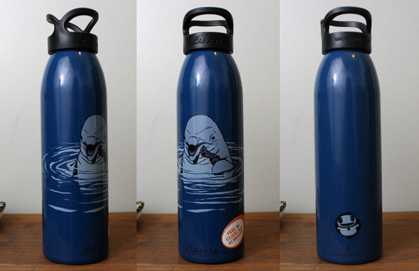 Dolphin Revenge Aluminum Water Bottle *LAST CHANCE* Liquid Holders Brunetto   