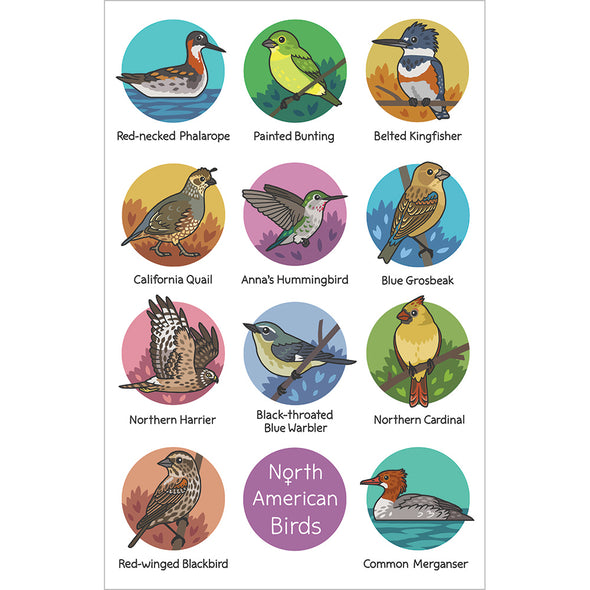 Female Birds Print Art Bird & Moon