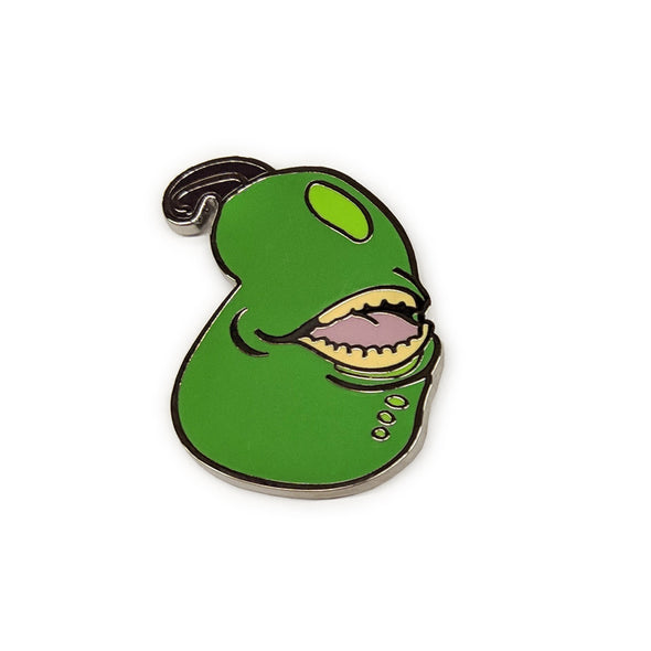 Biting Pear Pin Pins and Patches Red Wombat