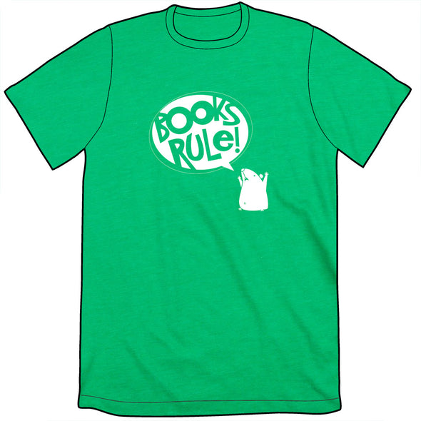 Books Rule! Shirt Shirts Brunetto Mens/Unisex Small  