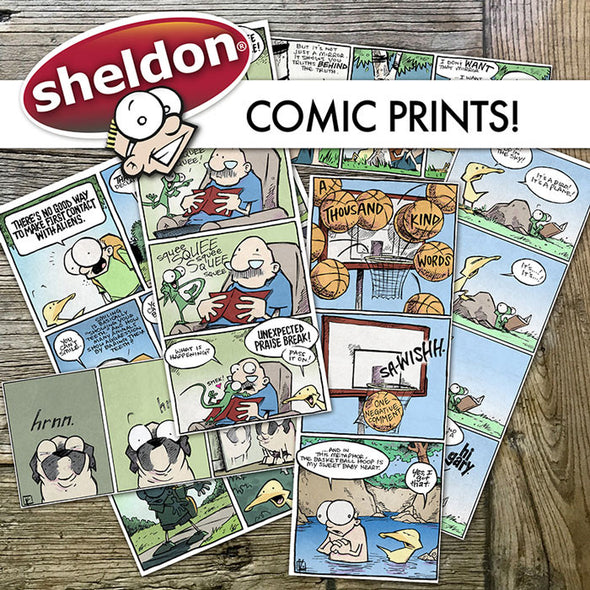 Sheldon Comic Prints Art Cyberduds   