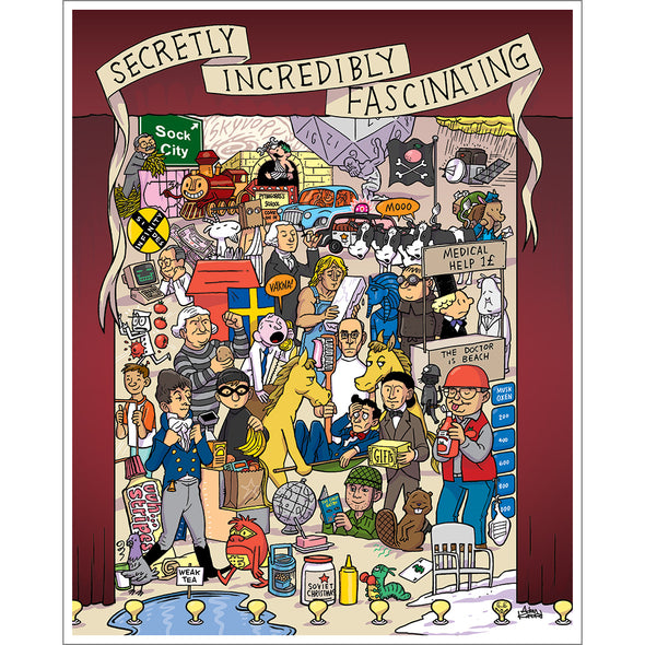 Secretly Incredibly Fascinating 50th Episode Poster Prints Secretly Incredibly Fascinating
