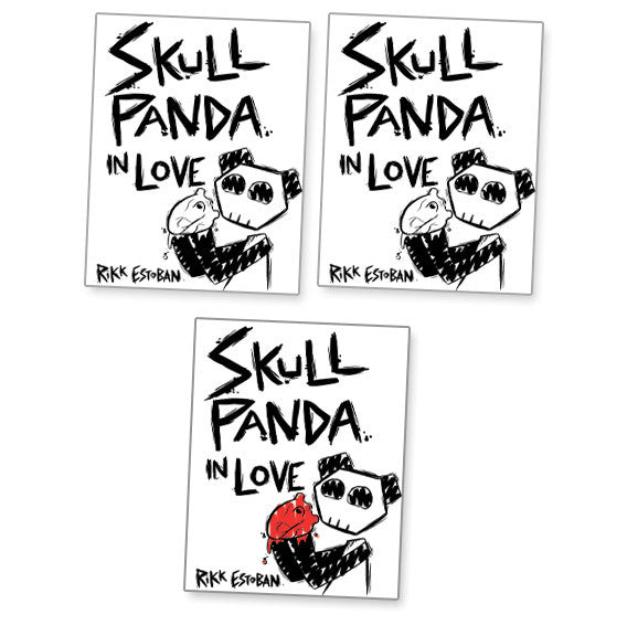 Skull Panda in Love Mini Books Sam Logan