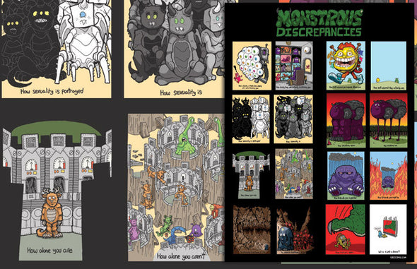 Monstrous Discrepancies Print (17x24) Art Cyberduds   